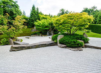 Garden In A Zen Garden Style